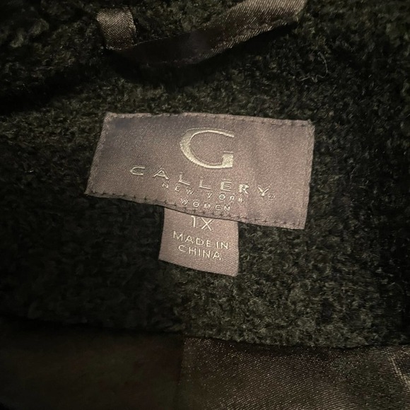 New York Bouncy Wool Fully Lined Button Up Plus Size Coat 1X NWT - Picture 7 of 12